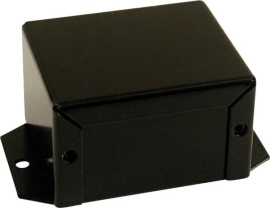 Hammond Electronics 1411Fbqbk Universal Kapsling 178 X 127 X 76 Aluminium Svart 1 Stk