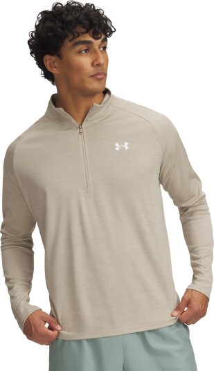 Under Armour Tech Textured 1/2 Zip City Khaki MD
