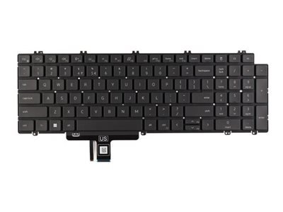 Dell - Erstatningstastatur For Bærbar Pc - Bakbelysning - Qwerty - Internasjonal Engelsk / Kanadisk Fransk - For Latitude 3450, 35Xx, 55Xx Precision 35Xx, 76Xx, 77Xx Dell - Erstatningstastatur For Bærbar Pc - Bakbelysning - Qwerty - Internasjonal Engelsk / Kanadisk Fransk - For Latitude 3450, 35Xx, 55Xx Precision 35Xx, 76Xx, 77Xx