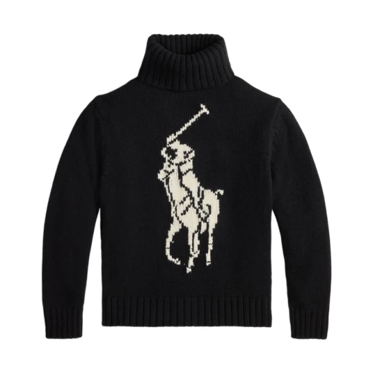 Ralph Lauren Polo Dame Strikkevarer Svart M