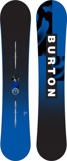 Burton Men's Ripcord Snowboard 150, Blue Burton Men's Ripcord Snowboard 150, Blue