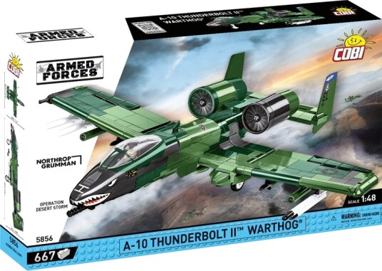 Cobi Armed Forces Byggesett 650 Deler A-10 Thunderbolt II Cobi Armed Forces Byggesett 650 Deler A-10 Thunderbolt II
