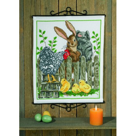 Permin Broderisett New Friends 40x49cm