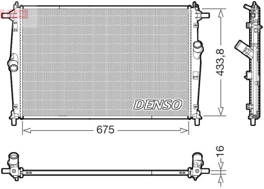 Radiator DENSO DRM44054