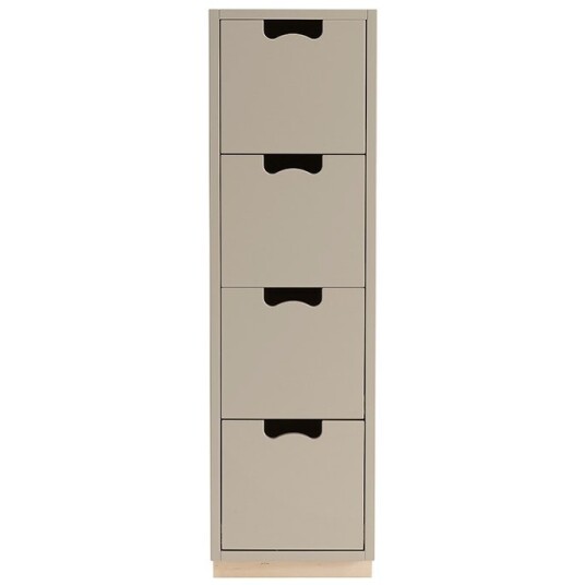 Asplund Snö J4 Chest Of Drawers Dark Sand Base Oak Asplund Snö J4 Chest Of Drawers Dark Sand Base Oak