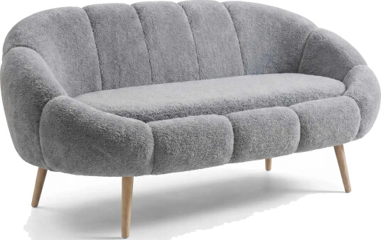 2 seters sofa Atelier Del Sofa Lida 130 x 105 x 50 cm Grå