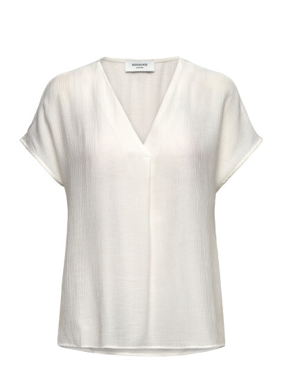Rosemunde Rwroa Sl Regular Blouse - White - 34 Rosemunde Rwroa Sl Regular Blouse - White - 34