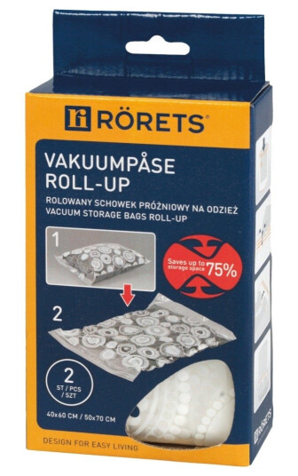 Rörets vakuumpose Roll Up 2 pakning Rörets vakuumpose Roll Up 2 pakning