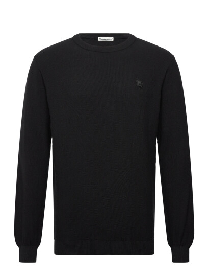 Knowledge Cotton Apparel Organic Cotton Pique Knit - Gots/Ve - Black - S