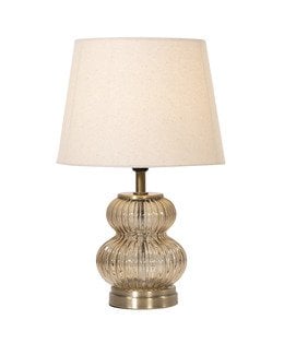 Bordlampe Miriam med glassfot