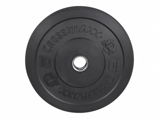 Crossmaxx Bumper Plate 10 kg Sort Crossmaxx Bumper Plate 10 kg Sort