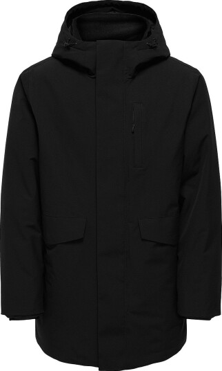 ONLY & SONS Onsenrico Waterproof Stretch Parka Noos   Black   XL