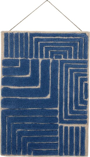 Bloomingville Velva Wall Decor Blue 45X64CM Bloomingville Velva Wall Decor Blue 45X64CM