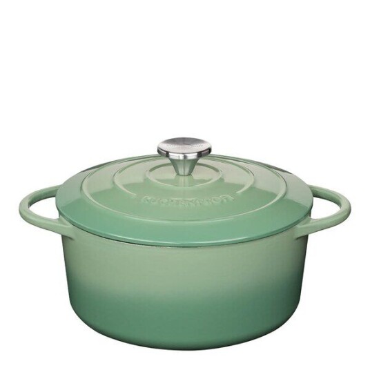 Küchenprofi Provence støpejernsgryte rund 26 cm 5,3L jade
