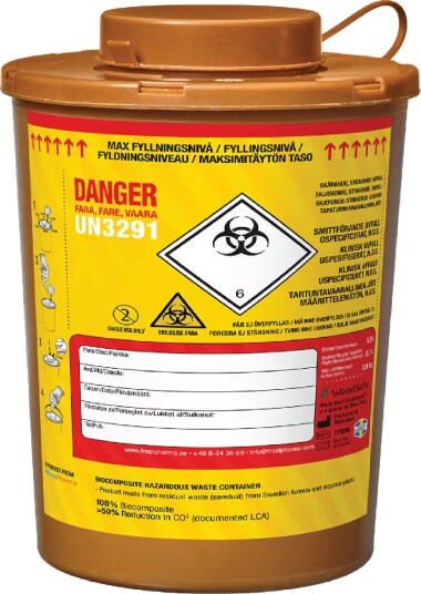 Woodsafe Kanylebøtte 3,3 L 1 stk.