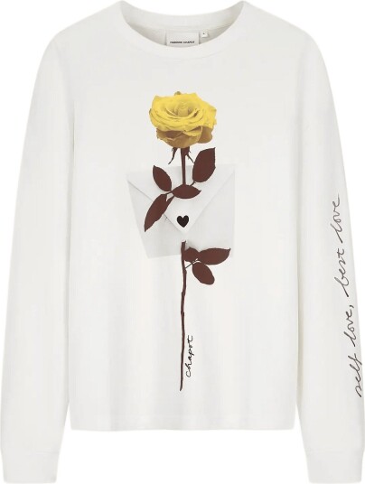 Fabienne Chapot Phileine Rose Ls T Shirt   COSY WHITE   M