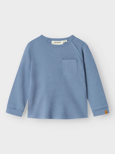 Lil- Atelier Dias Long Sleeve Top Blå 116