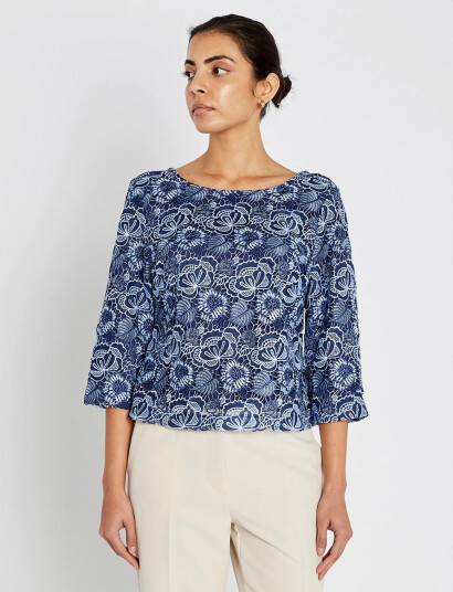 Bruuns Bazaar Mauritiabbignara Blouse Navy 44 Bruuns Bazaar Mauritiabbignara Blouse Navy 44