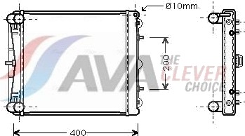 AVA COOLING SYSTEMS PR2023 Radiator motorkjøling AVA COOLING SYSTEMS PR2023 Radiator motorkjøling