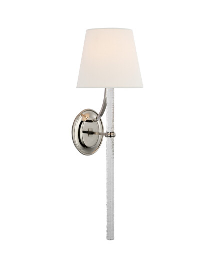 Visual Comfort Abigail XL Sconce Polished Nickel