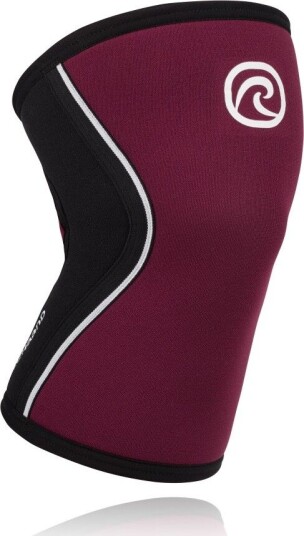 Rehband Rx Knee-Sleeve 5mm Black/Burgundy L, Black/Burgundy