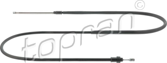 TOPRAN 631 758 Tautrekk håndbremse