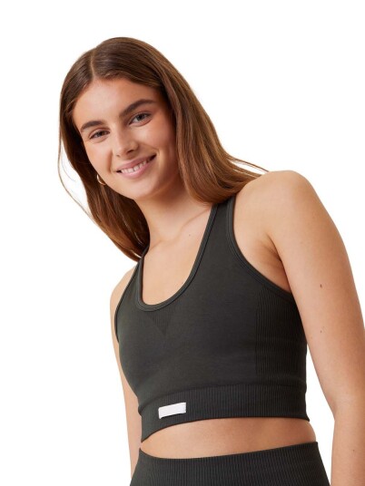Björn Borg Women's Studio Low Seamless Bra Peat M/L, Peat