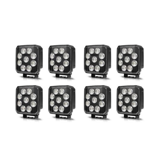 Arbeidslys PURELUX Black Raven Heat 65   10 cm / 65W / Bred 8 stk