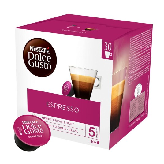 Dolce Gusto Nescafé Big Pack Espresso til Dolce Gusto. 30 kapsler