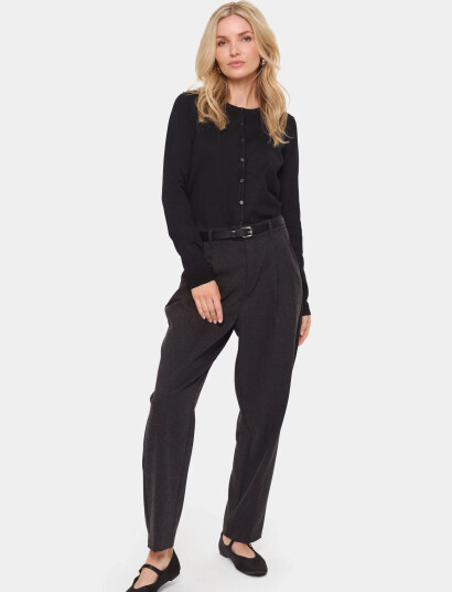 Saint Tropez A8661, Milasz R-Neck Cardigan - Black - XS Saint Tropez A8661, Milasz R-Neck Cardigan - Black - XS