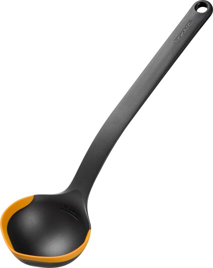 Fiskars Functional Form suppesleiv 29,5 cm svart/oransje Fiskars Functional Form suppesleiv 29,5 cm svart/oransje