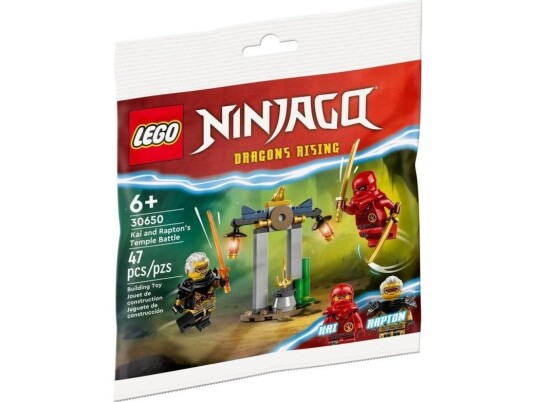 Lego Ninjago Kai Og Rapton Temple Battle 30650