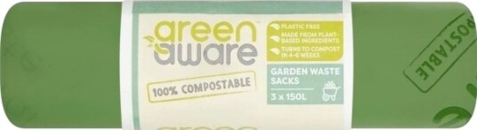 Greenaware Avfallssekker Til Hage 150 L 3 Stk Greenaware Avfallssekker Til Hage 150 L 3 Stk