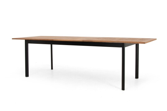 Selected Home Nice spisebord Svart/teak 202 - 260 x 90 cm Svart Selected Home Nice spisebord Svart/teak 202 - 260 x 90 cm Svart