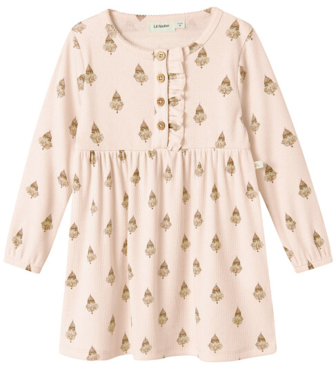 Lil"Atelier Pastel Parchment Nmflavo Emi Ls Kjole Lil 110 Lil"Atelier Pastel Parchment Nmflavo Emi Ls Kjole Lil 110