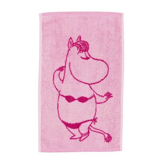 MoominArabia Mummi håndkle 30x50 cm Snorkfrøken rosa
