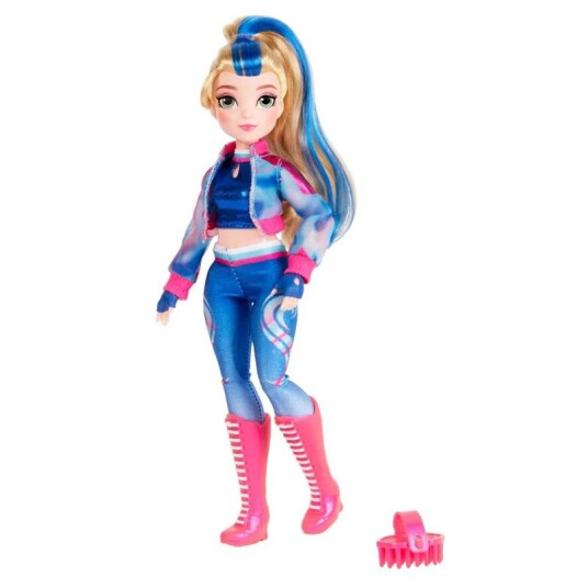 Unicorn Academy Motedukke m/ hårbørste 24cm Isabel