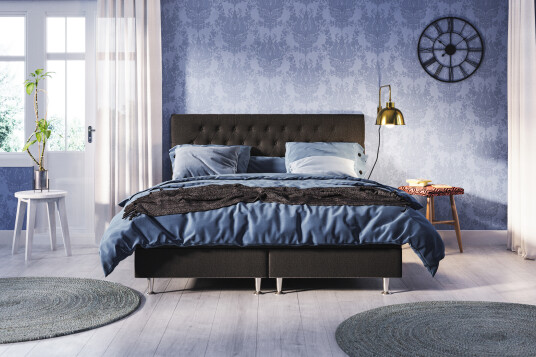 Diamond Sengegavl Sofia 140 Svart Svart