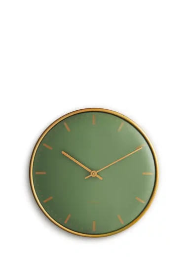 Arne Jacobsen Clocks City Hall Vægur Ø29 Cm Grøn Gold Ø:29CM Arne Jacobsen Clocks City Hall Vægur Ø29 Cm Grøn Gold Ø:29CM
