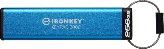 Kingston IronKey Keypad 200C - USB-flashstasjon - 256 GB Kingston IronKey Keypad 200C - USB-flashstasjon - 256 GB