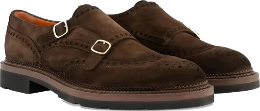 Santoni Herre Sko Brun 44 EU,