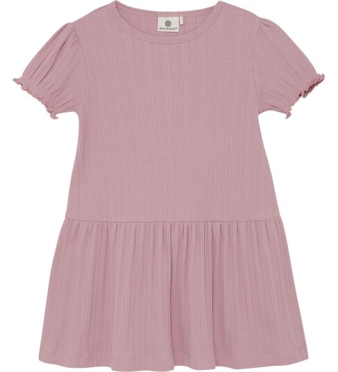 En Fant Dress Ss Pointelle Pink 116