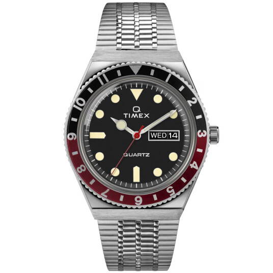 Timex Q Diver Reissue 1979 Klokke Sort Og Rød male Timex Q Diver Reissue 1979 Klokke Sort Og Rød male
