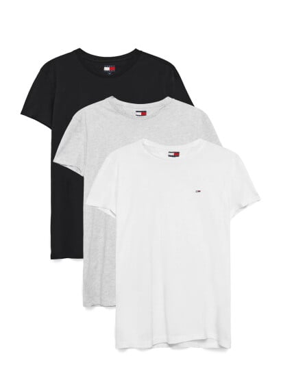 Tommy Jeans Tjm Xslim 3 Pack Tee Ext - Multi/patterned - XXL