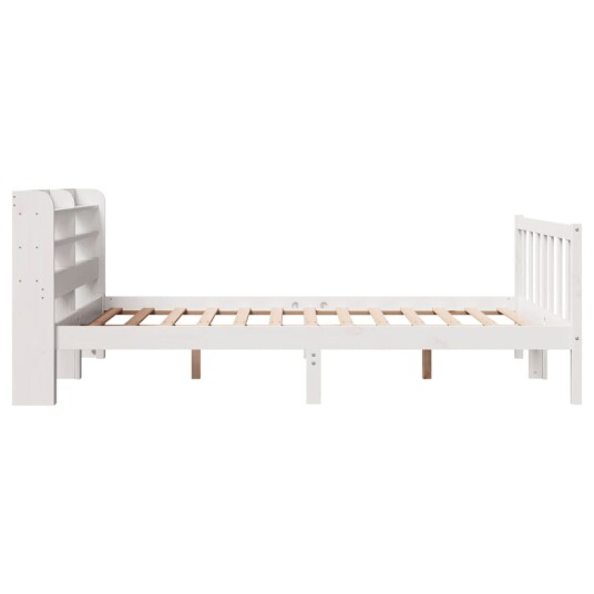 Sengeramme uten madrass hvit 120x190 cm heltre furu 3306569