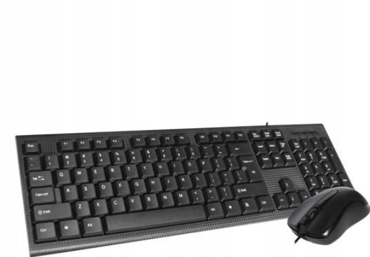 Tastatur + Mus Omega Omega Keyboard Us Musesett Okm-09 Kablet Tastaturmus Usb Sort [45545]