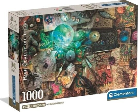 Clementoni Puzzle HQC Maleficium 2026 Compact 1000 pieces 2D Puslespill
