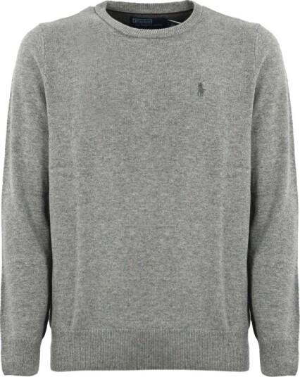 Polo Ralph Lauren Wool Crewneck Sweater - Grey - M Polo Ralph Lauren Wool Crewneck Sweater - Grey - M