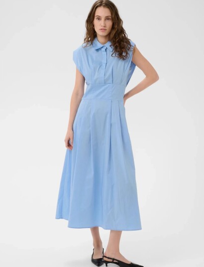 Culture Cumalue Antoinett Long Dress - Blue - XXL Culture Cumalue Antoinett Long Dress - Blue - XXL