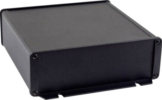 Hammond Electronics 1457T1602BK 160 × 165 × 55 mm Aluminium Svart Kabinett
